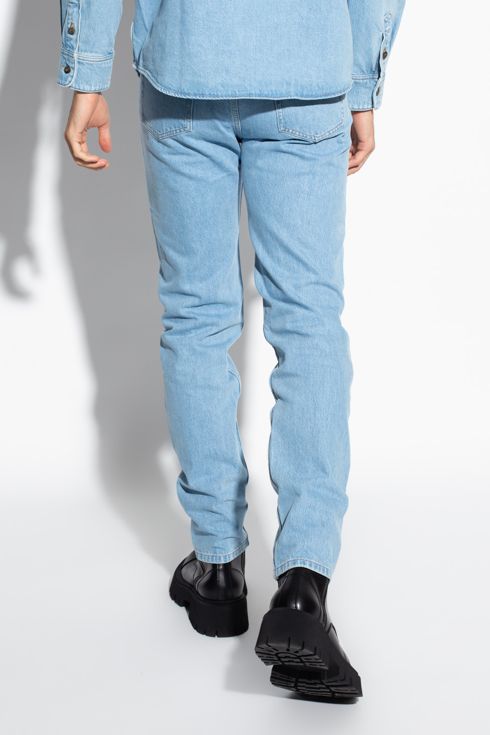 apc light blue jeans